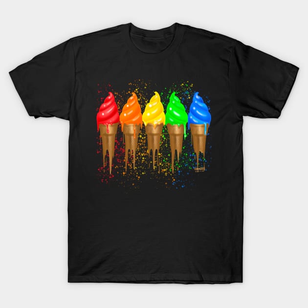 Taste The Rainbow T-Shirt by MetroInk